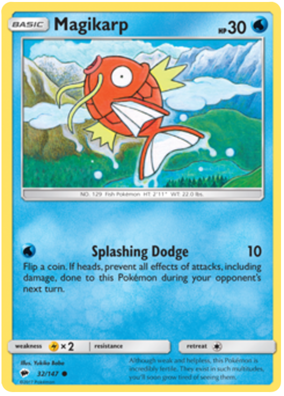 Sun and Moon Burning Shadows 032  Magikarp