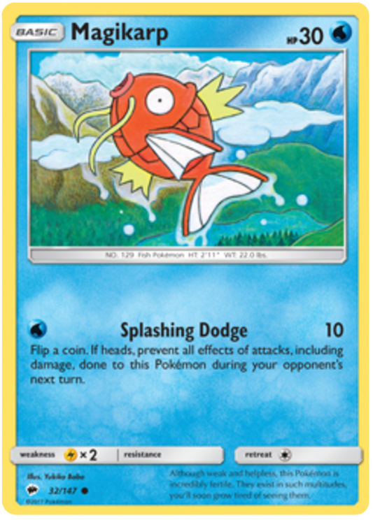 Sun and Moon Burning Shadows 032  Magikarp