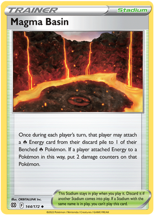 Sword and Shield Brilliant Stars 144  Magma Basin