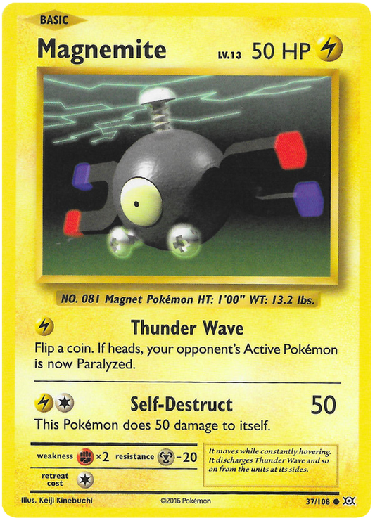 XY Evolutions 037  Magnemite