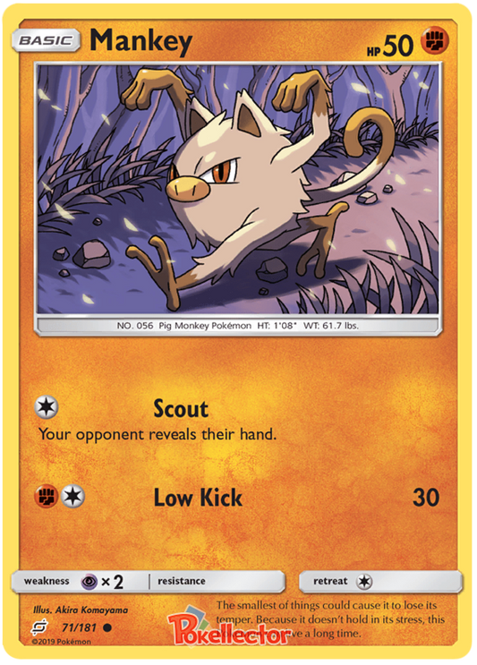 Sun and Moon Team Up 071  Mankey
