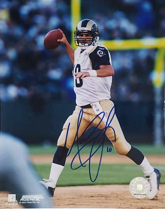 Marc Bulger  Signed Autographed 8x10