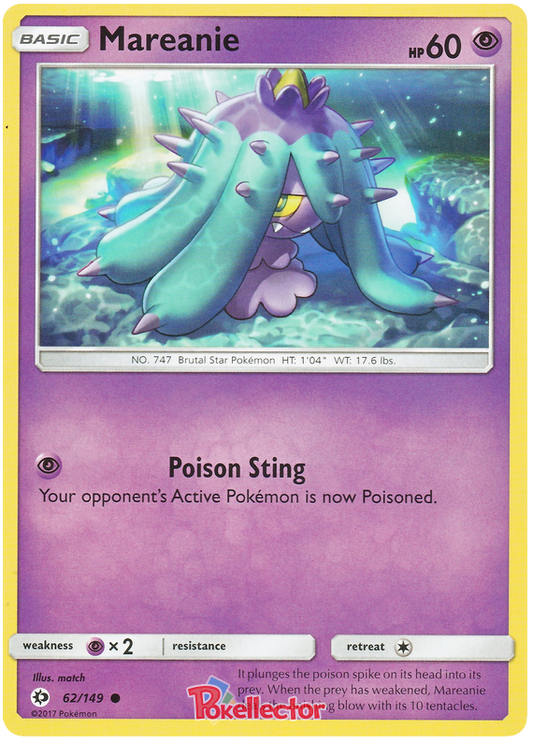 Sun and Moon Sun & Moon 062  Mareanie