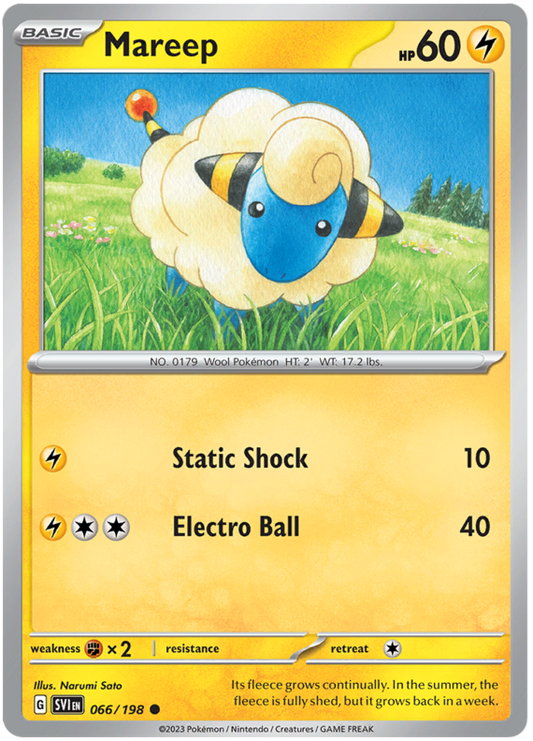 Scarlet and Violet Scarlet & Violet 066  Mareep