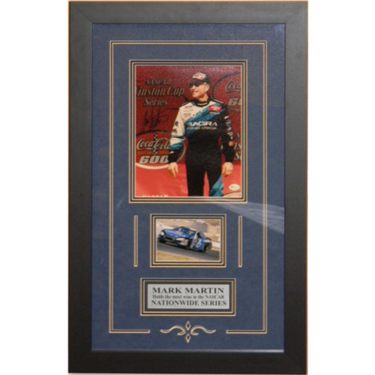 Mark Martin Signed Autographed 8x10 Framed
