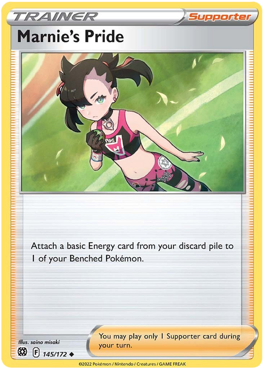 Sword and Shield Brilliant Stars 145  Marnie's Pride
