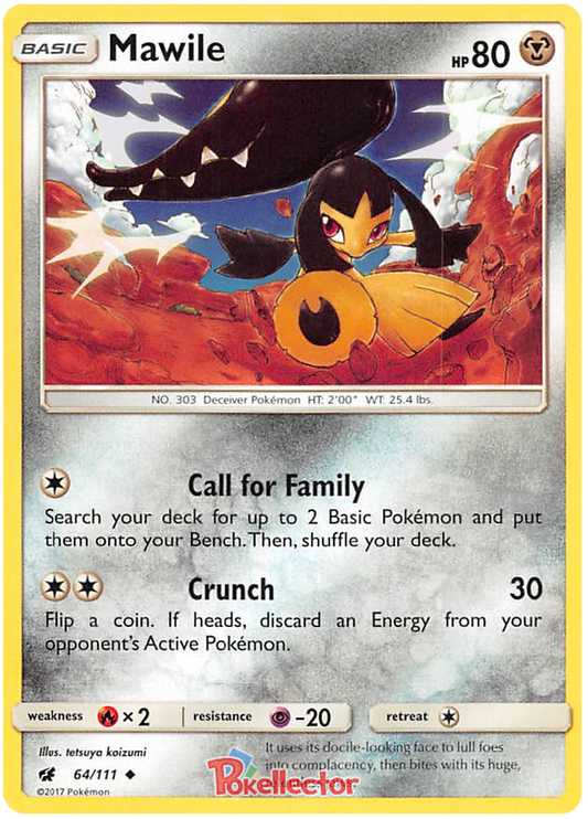Sun and Moon Crimson Invasion 064  Mawile