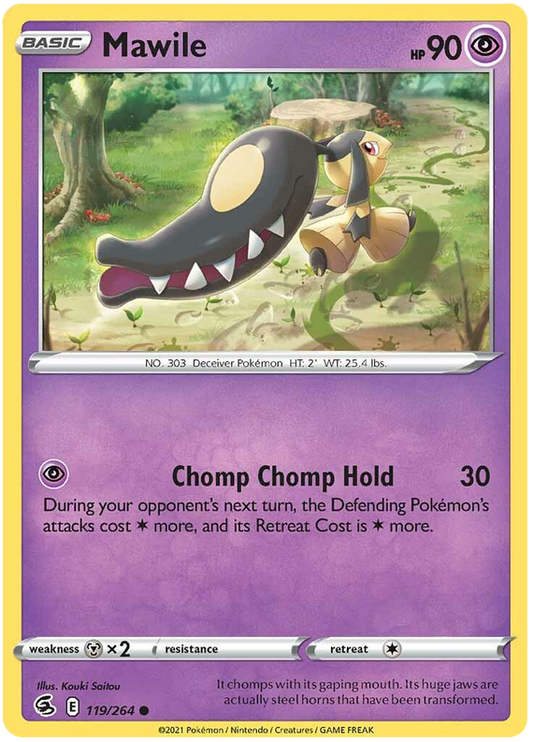 Sword and Shield Fusion Strike 119  Mawile