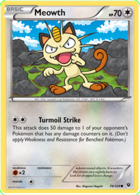 XY Fates Collide 074  Meowth