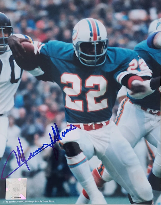 Mercury Morris  Signed Autographed 8x10