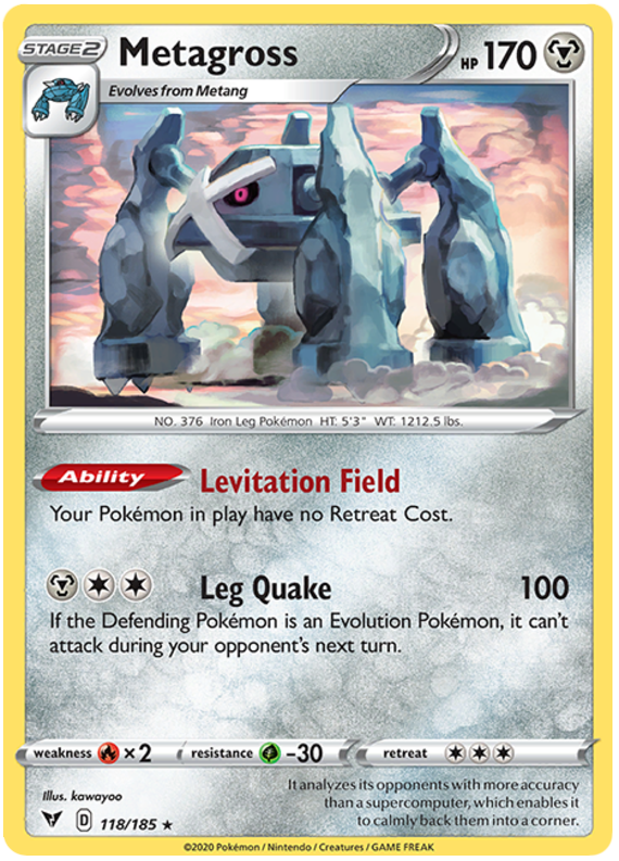 Sword and Shield Vivid Voltage 118  Metagross