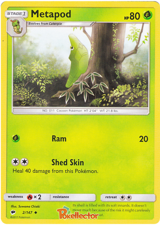 Sun and Moon Burning Shadows 002  Metapod
