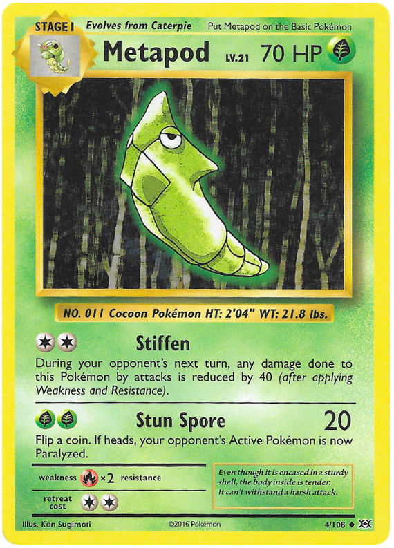 XY Evolutions 004  Metapod