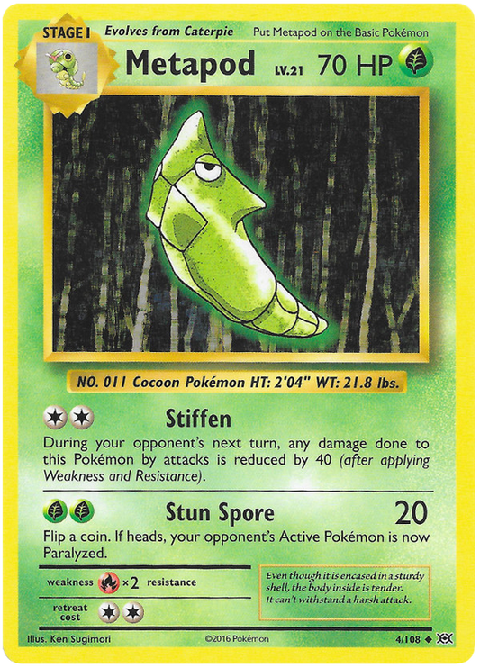 XY Evolutions 004  Metapod