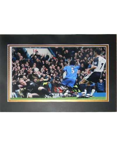 Michael Essien Signed Autographed 8x10 After Scoring