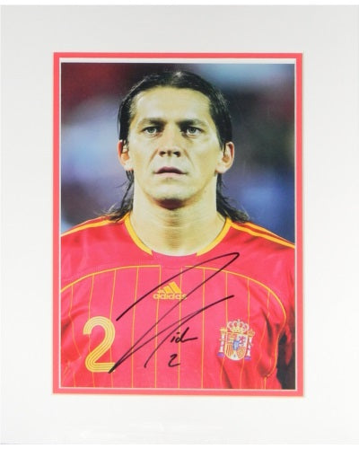 Michel Salgado Signed Autographed 8x10 Matted