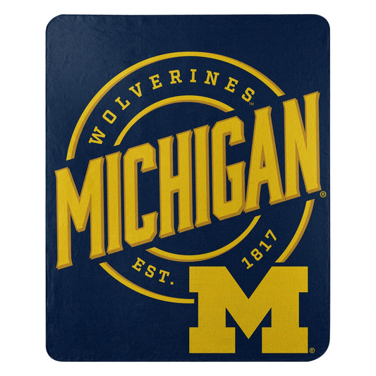 Michigan Wolverines Campaign Fleece Blanket