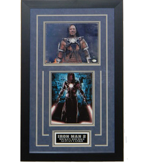 Mickey Rourke in Iron Man 2 Autographed 8x10 Framed