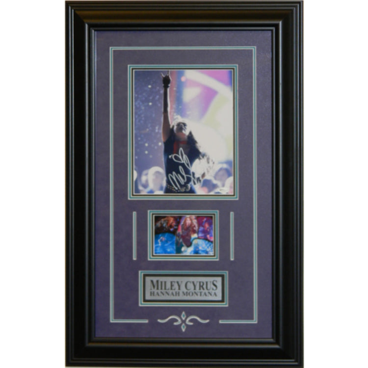 Miley Cyrus Autographed 8x10 Framed