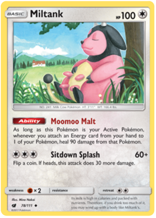 Sun and Moon Crimson Invasion 078  Miltank