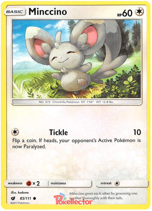 Sun and Moon Crimson Invasion 085  Minccino