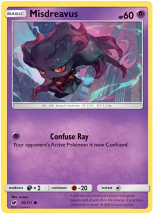 Sun and Moon Crimson Invasion 039  Misdreavus