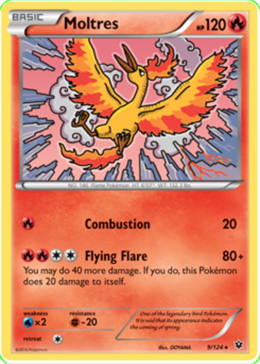 XY Fates Collide 009  Moltres