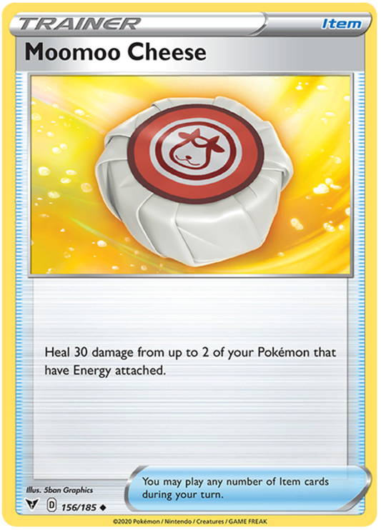 Sword and Shield Vivid Voltage 156  Moomoo Cheese