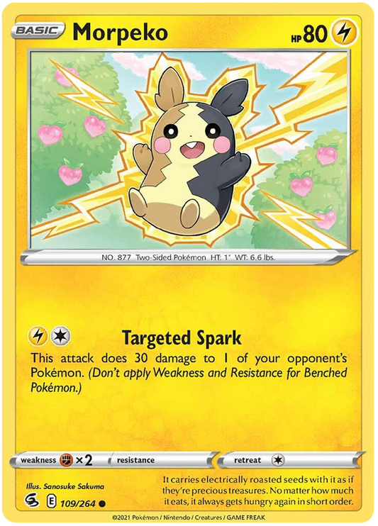 Sword and Shield Fusion Strike 109  Morpeko