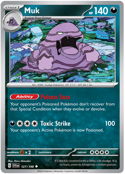 Scarlet and Violet Scarlet & Violet 127  Muk