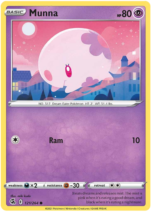 Sword and Shield Fusion Strike 121  Munna