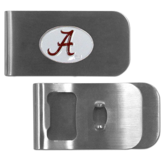 Alabama Crimson Tide Bottle Opener Money Clip