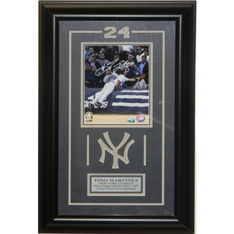 Tino Martinez Signed Autographed 8x10 Framed - walk-of-famesports