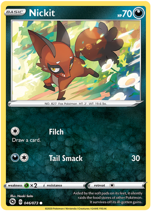 Sword and Shield Champion's Path 46  Nickit