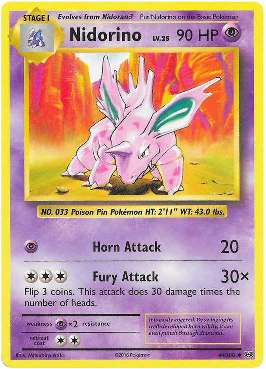XY Evolutions 044  Nidorino