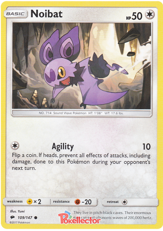 Sun and Moon Burning Shadows 109  Noibat