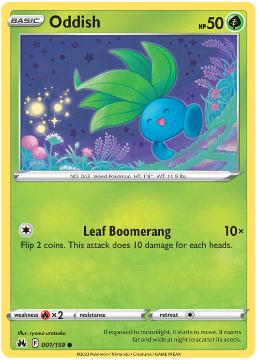 Sword and Shield Crown Zenith #1 Oddish