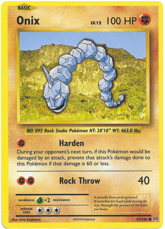 XY Evolutions 061  Onix