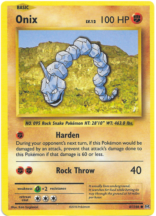 XY Evolutions 061  Onix