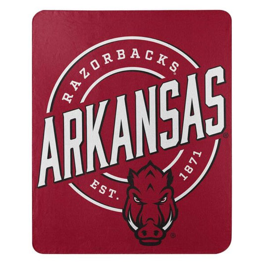 Arkansas Razorbacks Campaign Fleece Throw Blanket - walk-of-famesports