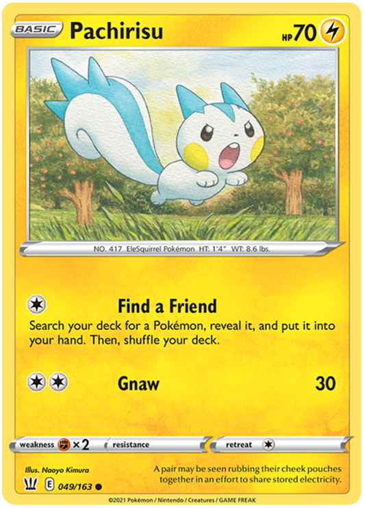 Sword and Shield Battle Styles 049  Pachirisu