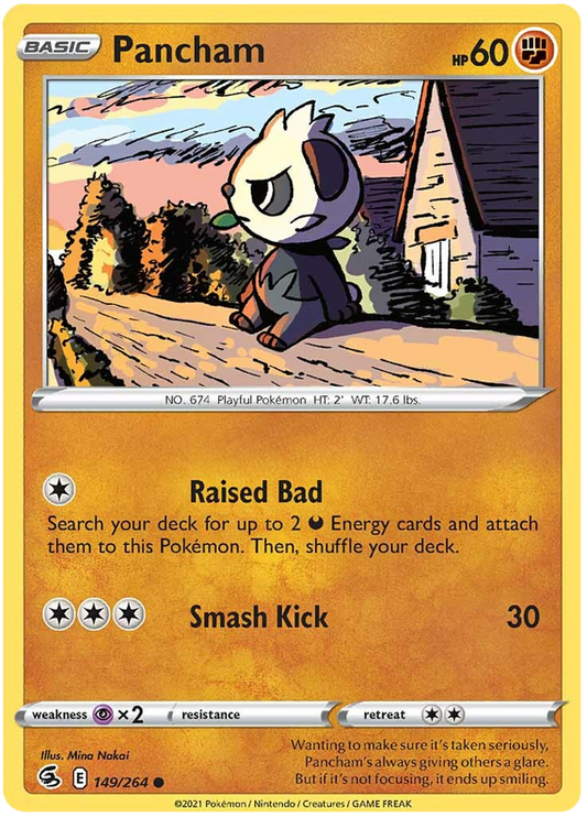 Sword and Shield Fusion Strike 149  Pancham