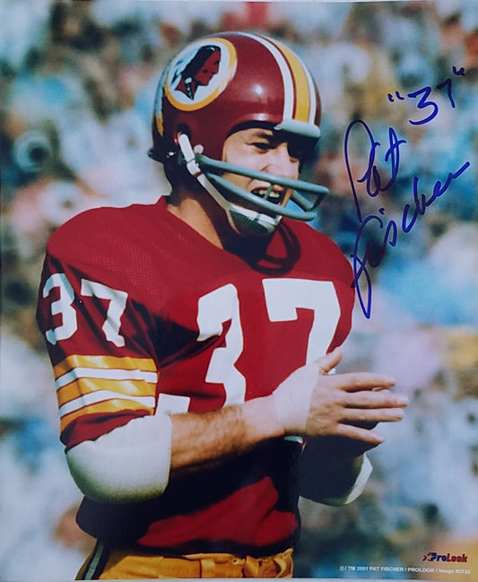 Pat Fischer  Signed Autographed 8x10