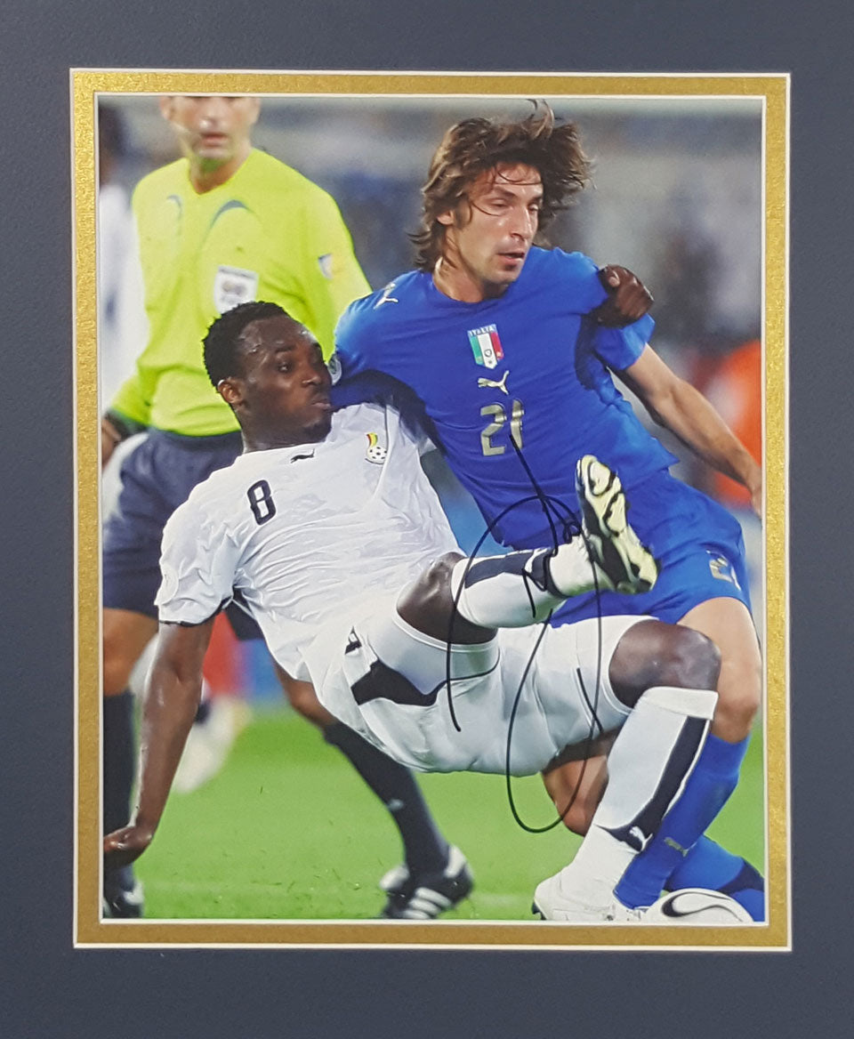 Patrick Vieira Signed Autographed 8x10 Matted