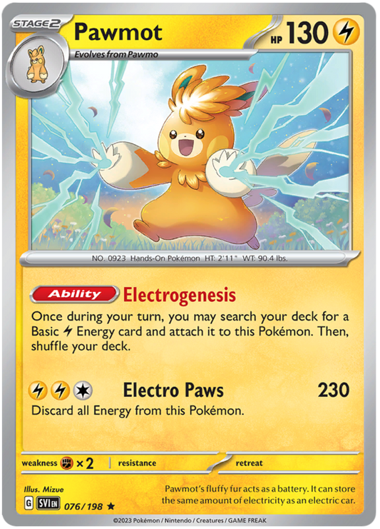 Scarlet and Violet Scarlet & Violet 076  Pawmot