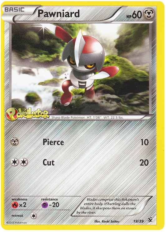 XY Kalos Starter Set 19  Pawniard