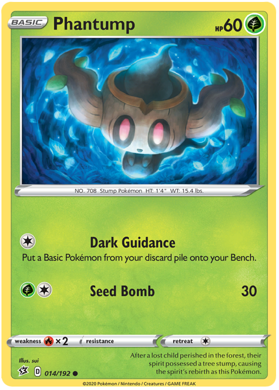 Sword and Shield Rebel Clash 014  Phantump