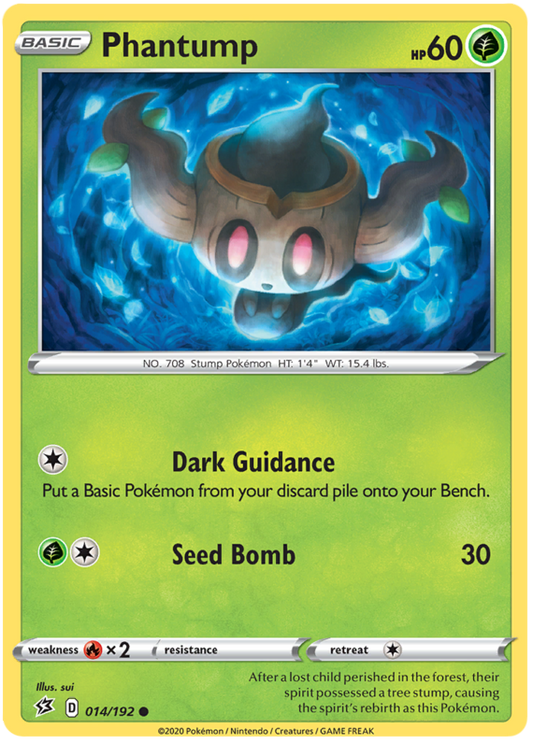 Sword and Shield Rebel Clash 014  Phantump