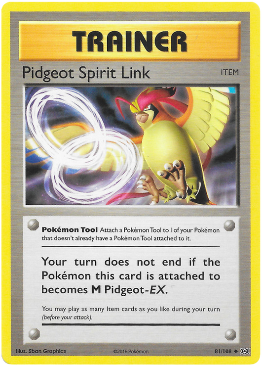 XY Evolutions 081  Pidgeot Spirit Link