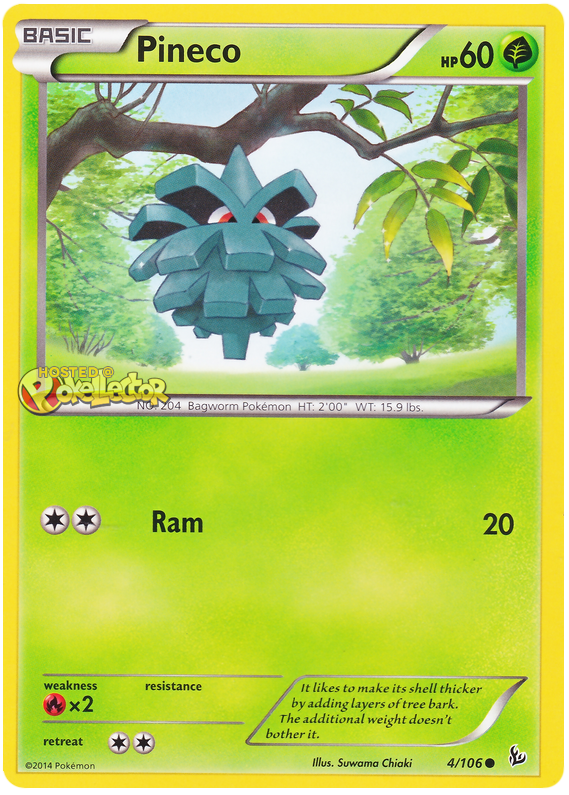 XY XY Flashfire 004  Pineco